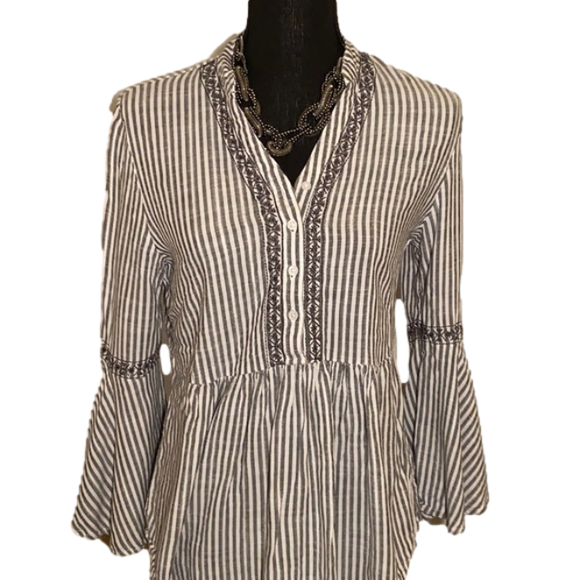 Andrew Marc Tops - Small Mark New York striped blouse